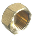 Endemuffe 3/4" messing